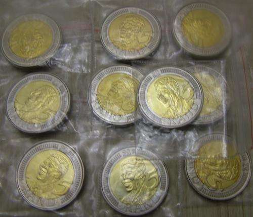 2008 MANDELA SUPER RARE MATTE  COINS MS X 10