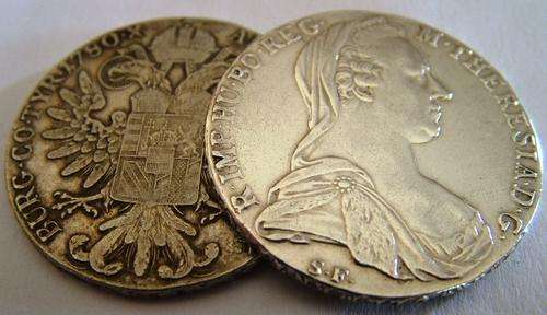 MARIA THERESA THALER X 2 ,,,,, VERY NICE  @R1 START