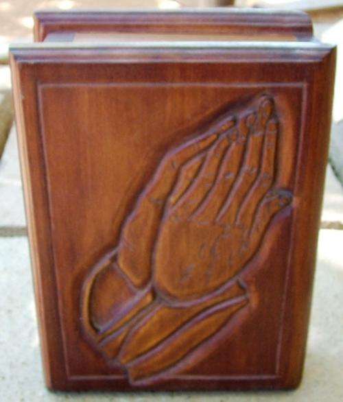 WOW A NICE WOODEN BIBLE HOLDER