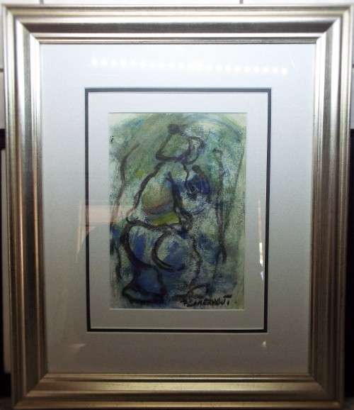NICE  ART   FROM  FRANS CLAERHOUT  .framed