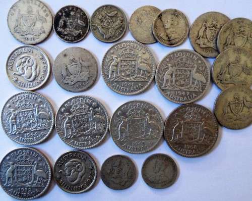 SILVER LOT of  AUSTRALIA 137 GRAMS