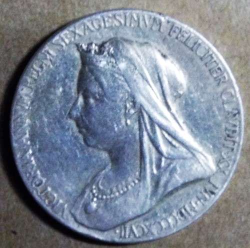 Great Britain : Queen Victoria Silver Medal for her Diamond Jubilee : 1837