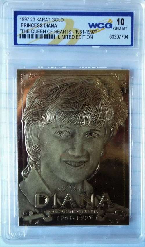 1997 GOLD CARD PRINCESS DIANA