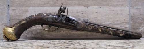 RARE RARE RARE TURKISH FLINTLOCK HOLSTER PISTOL 1820s