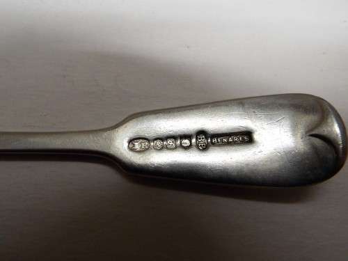 nice vintage silver spoon   34.5 grams