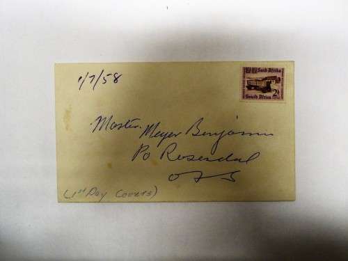 NICE F D C SUID AFRIKA 1858 1958