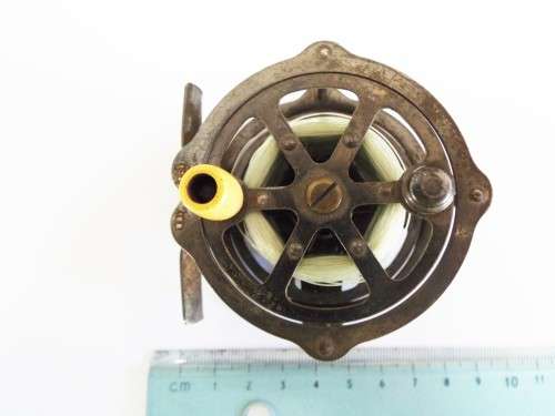 antique fishing real