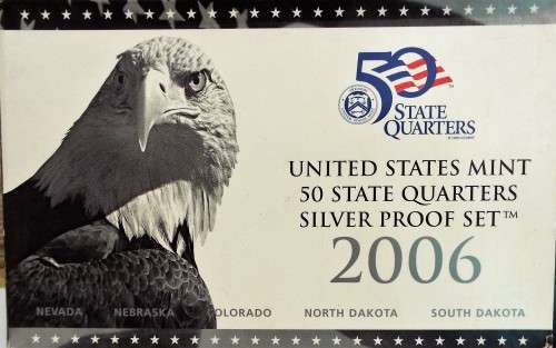 USA MINT PROOF SET 2006  silver silver silver