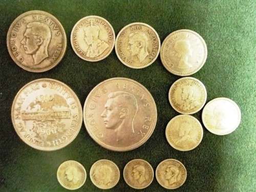NICE 13 UNION SILVER COIN LOT