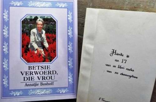 WOW  ,,,,SUPER SKAARS ,NO 17 VAN NET 50 EKSEMPLRE ,BETSIE VERWOERD GETEKEN