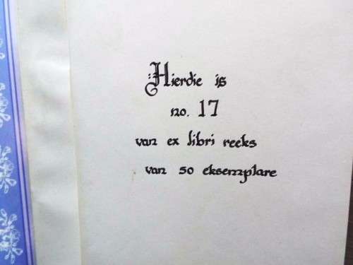 WOW  ,,,,SUPER SKAARS ,NO 17 VAN NET 50 EKSEMPLRE ,BETSIE VERWOERD GETEKEN