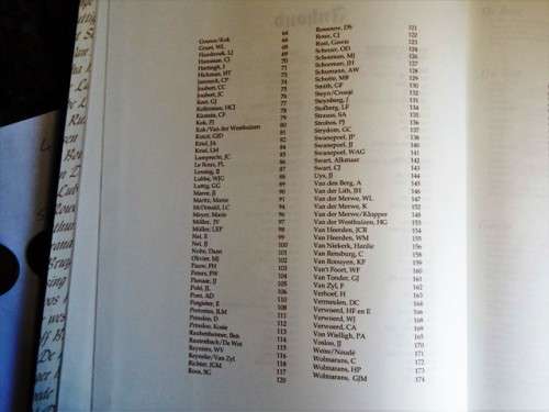 ,SKAARS AFRICANA ,,,AFRIKANER FAMILIES