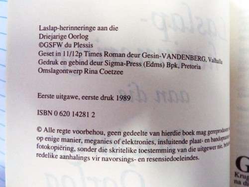 ,,SKAARS AFRICANA ,,,LASLAP