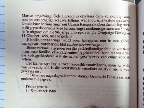 ,,SKAARS AFRICANA ,,,LASLAP