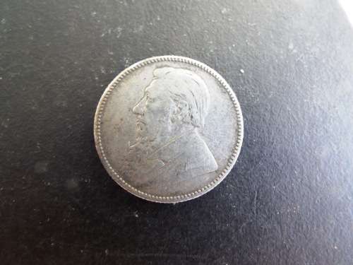 1892 zar  shilling silver coin