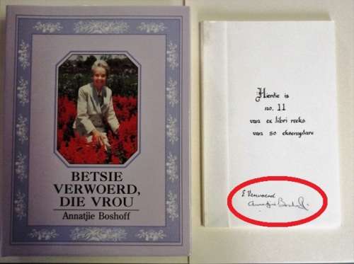 WOW  ,,,,SUPER SKAARS ,NO 19 VAN NET 50 EKSEMPLRE ,BETSIE VERWOERD GETEKEN