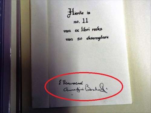 WOW  ,,,,SUPER SKAARS ,NO 19 VAN NET 50 EKSEMPLRE ,BETSIE VERWOERD GETEKEN