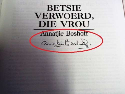 WOW  ,,,,SUPER SKAARS ,NO 19 VAN NET 50 EKSEMPLRE ,BETSIE VERWOERD GETEKEN