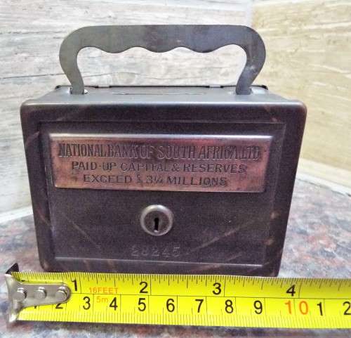RARE ,,,,National Bank of South Africa Ltd. Money Box