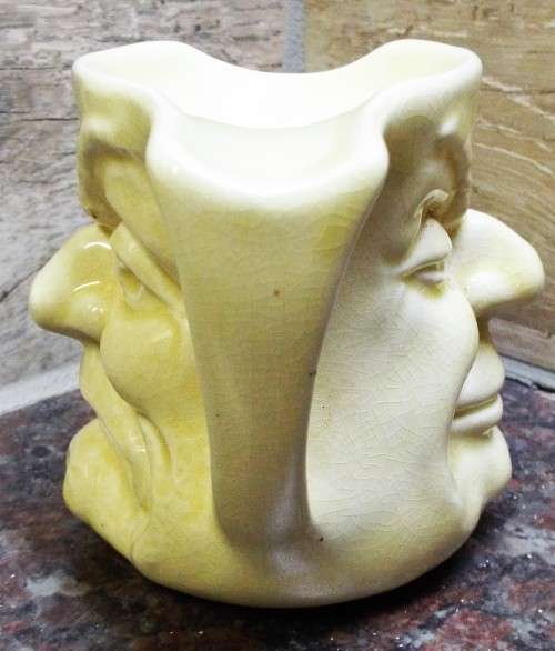 Vintage LANCASTER SANDLAND Ware BEFORE AND AFTER Toby Style Shaving Mug Rare No 852900