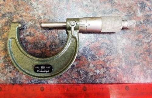 Mitutoyo 1-2inches x.0001inches ratc Stop Mitutoyo Outsde Micrometr