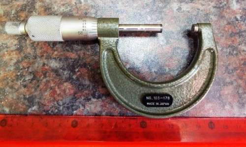 Mitutoyo 1-2inches x.0001inches ratc Stop Mitutoyo Outsde Micrometr