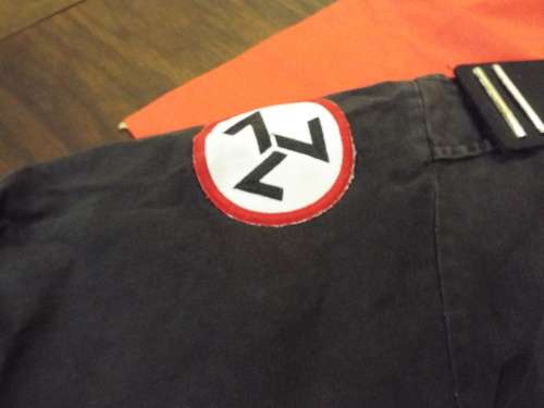 ,NICE AND RARE yster bregade ,,,black wings with AWB BELT