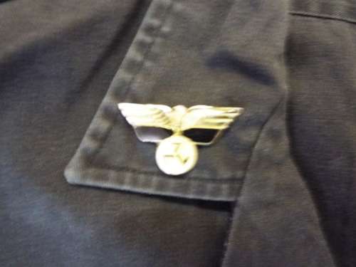 ,NICE AND RARE yster bregade ,,,black wings with AWB BELT