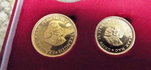 NICE 1980 proof set with gold