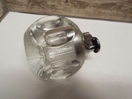 NICE vintage glass table LIGHTER  ,,,