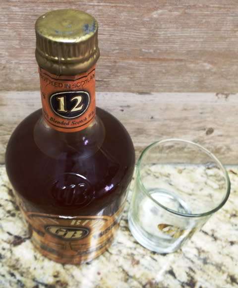 VINTAGE SUPER RARE ,,,GLEN BURN 12 YEARS OLD SCOTCH WISKY   ,,,BOTTLED IN THE 1970s