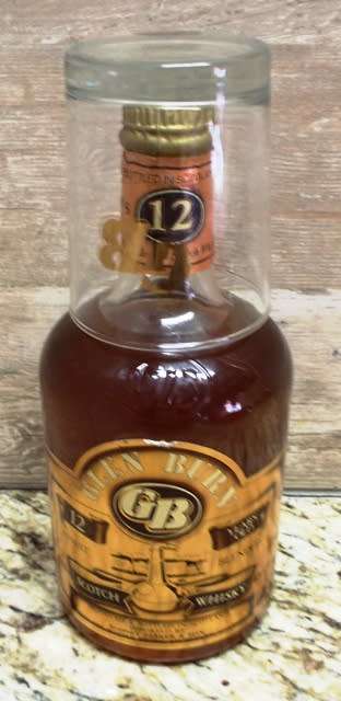 VINTAGE SUPER RARE ,,,GLEN BURN 12 YEARS OLD SCOTCH WISKY   ,,,BOTTLED IN THE 1970s