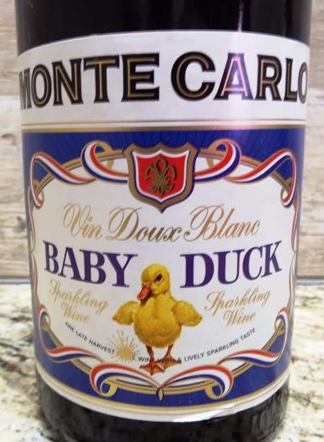 VINTAGE SUPER RARE ,,,MONTE CARLO BABY DUCK ,,WOW   ,,,BOTTLED IN THE 1970s
