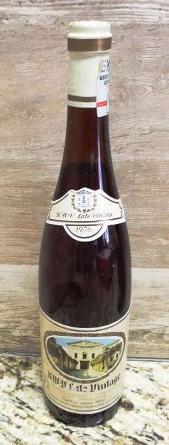 VINTAGE SUPER RARE ,,1976 k w v late vintage   ,,,BOTTLED IN THE 1970s