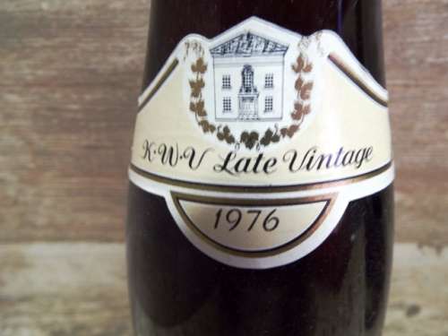 VINTAGE SUPER RARE ,,1976 k w v late vintage   ,,,BOTTLED IN THE 1970s