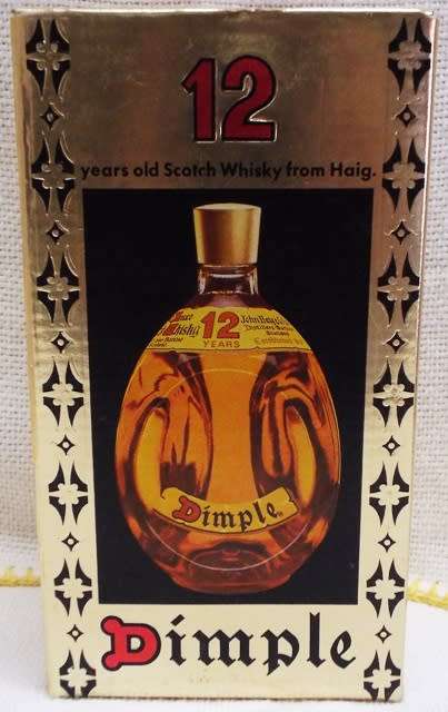 SUPER RARE ,,12 YEARS OLD DIMPLE sealed bottle ,,,BOTTLED IN THE 1970s,