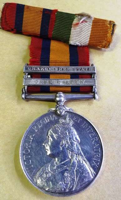 NICE Boer War QSA Medal issued to TPR ,,,W H EVERITT