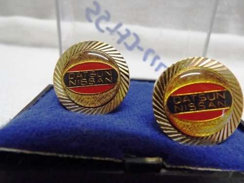 NICE VINTAGE DATSUN NISSAN Very neat and rare cufflinks