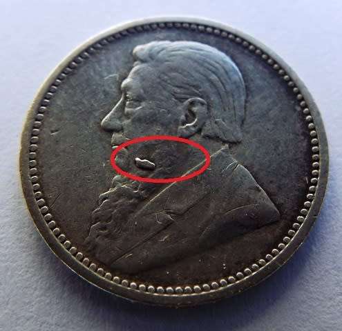 1896 3 D MINT ERROR ,,,, silver coin