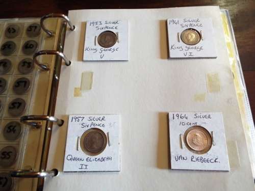 WOW FILE FULL OF SILVER COINS @R1 START