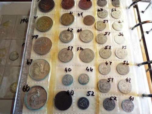 WOW FILE FULL OF SILVER COINS @R1 START