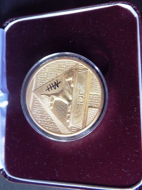 SUPER RARE,,, ANUBIS 2OZ  EGYPTIAN GOD SERIES, SIGNED BY HEIDI WASTWEET