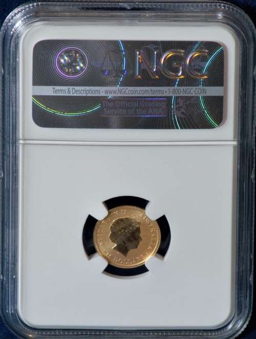 2014-P 1/10oz $15 AUSTRALIA KANGAROO GOLD CHINESE PRIVY NGC MS70