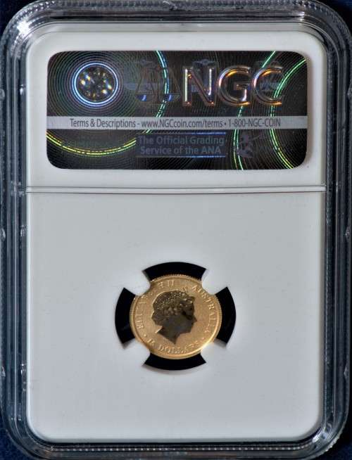 2014P AUSTRALIA G$15 KANGAROO CHINESE PRIVY MS 70