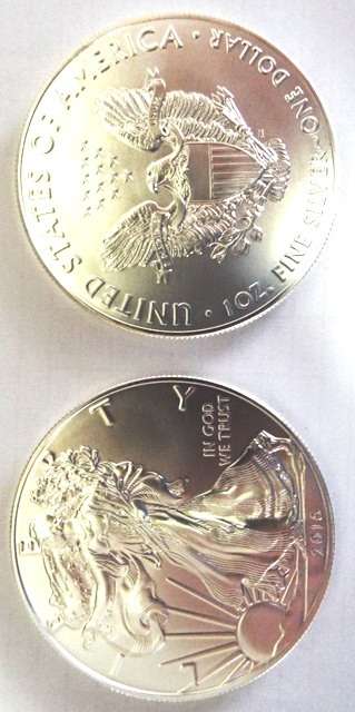 1 oz AMERICAN SILVER EAGLEs BRILLIANT UNCIRCULATED