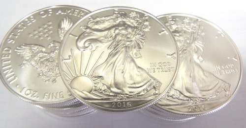 1 oz AMERICAN SILVER EAGLEs BRILLIANT UNCIRCULATED