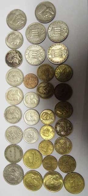 NICE OLD GREECE LOT OF COINS