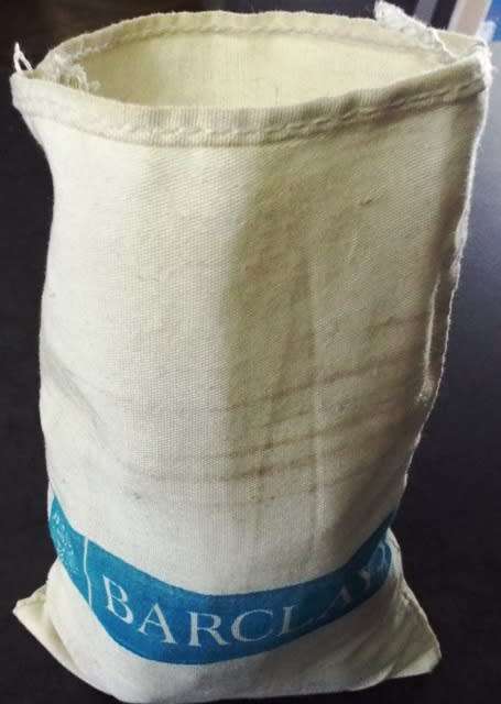 BANK BAG FULL OF S A  COINS