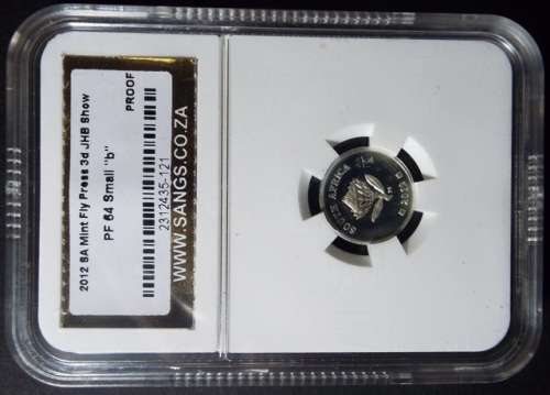 2012 SA mint fly press 3d JHB SHOW