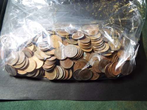 WOW OVER 350 Union of South Africa: Quarter Pennys as 1 big lot